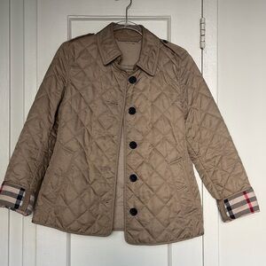 Burberry Tan Quilted Jacket